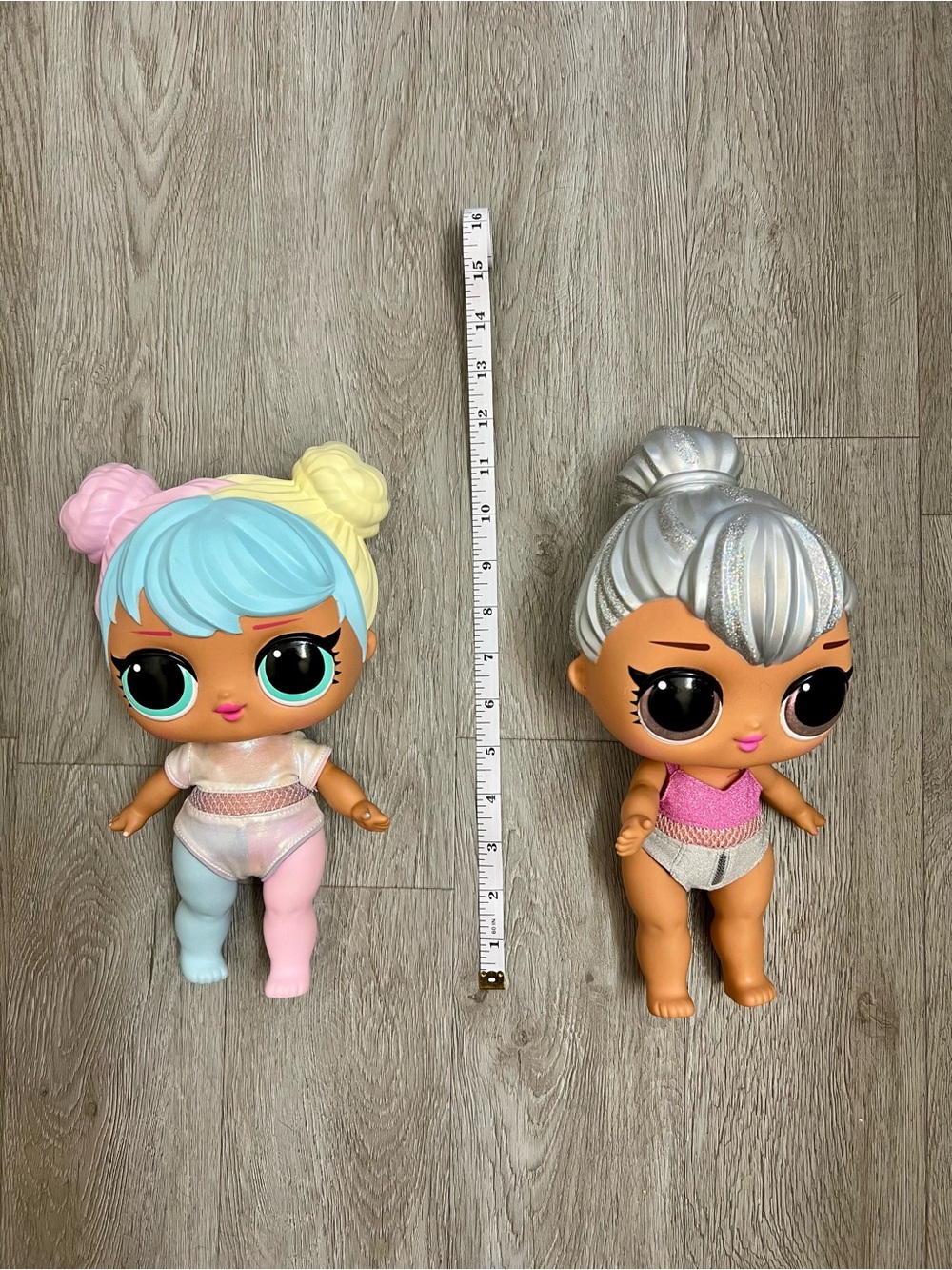 L.O.L. Surprise! Dolls with Pastel Blue, Pink and Silver Hair